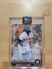Yordan Alvarez 2021 Topps Now on card autograph 53/99