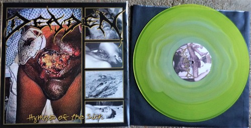 Deaden-Hymns Of The Sick LP Yellow LTD Fleshgrind,Disgorge,Mortician,Carcass,Gut
