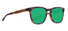 Costa Del Mar Sullivan 191 Matte Tortoise / Green Mirror Polarized Glass 580G