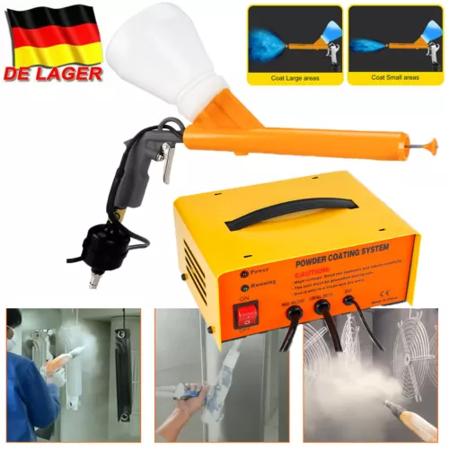 Pulverbeschichtungsgerät Pulverbeschichtungssystem Pulverpistole mit Steuerbox - Bild 1 von 20