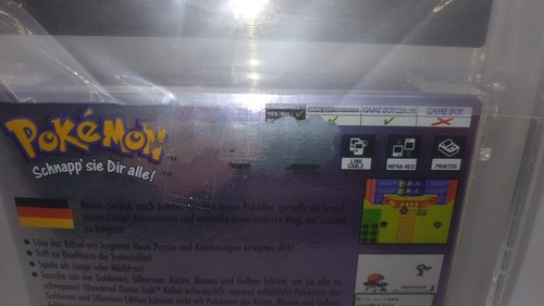 PAL Pokemon Crystal Edition Kristall-Edition Game Boy Color Graded RGS 75 - Bild 3 von 3