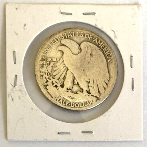 *RARE KEY DATE* 1921-D Walking Liberty Half Dollar G+ "Cleaned" 12.19 - Picture 3 of 4