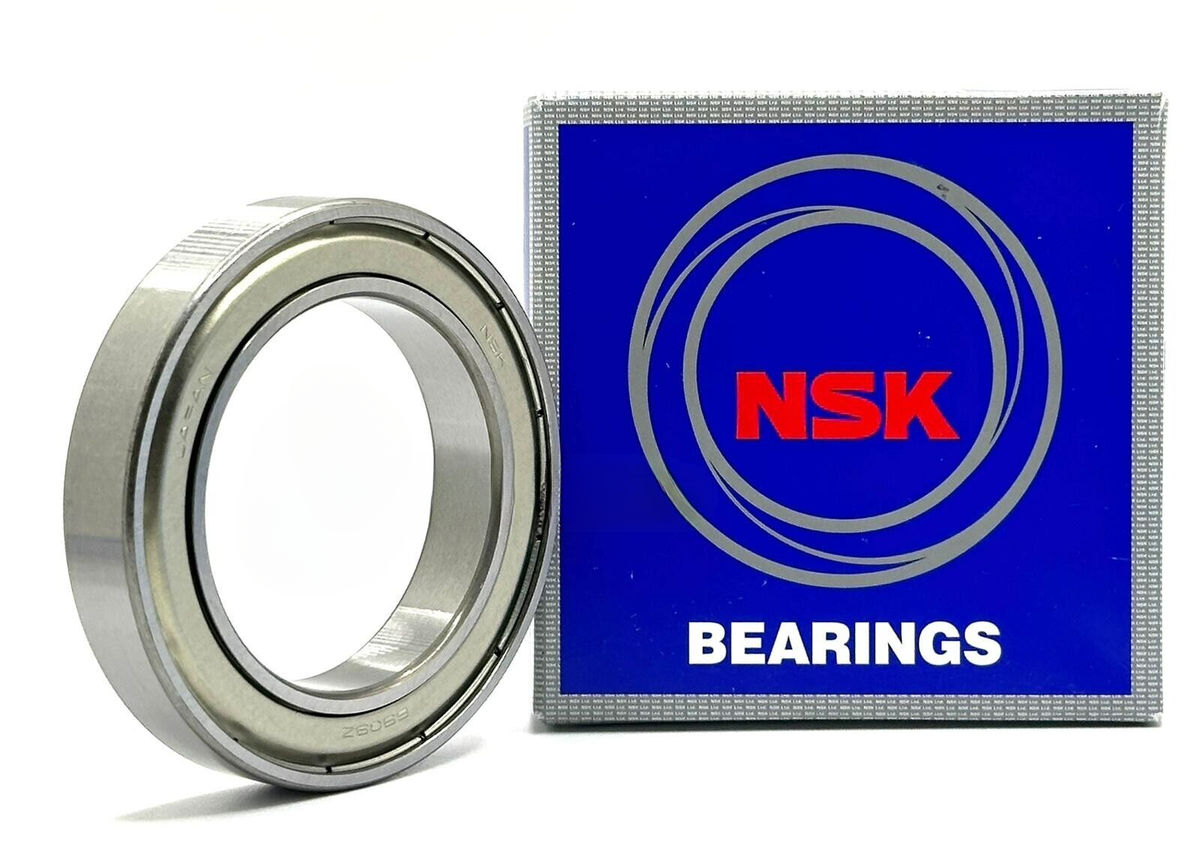 NSK 6909 ZZ DEEP GROOVE BALL BEARING, METAL SHIELDED 45x68x12mm