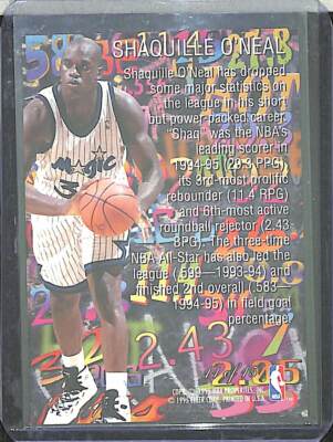 1995-96 Flair Hot Numbers #11 Shaquille O'Neal | eBay