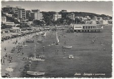 ANZIO - ROMA - SPIAGGIA E PANORAMA - VIAGG. 1963 -96666-
