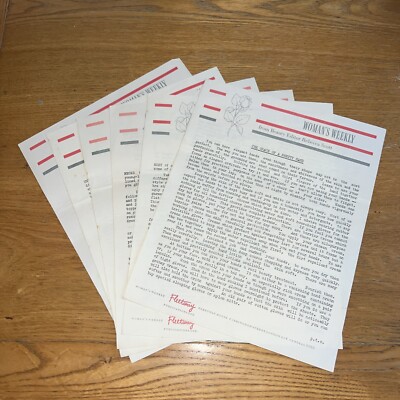 6 x Vintage Seiten Gesundheit & Schönheit Beratung von Damen wöchentlicher Schönheit Editor SELTEN