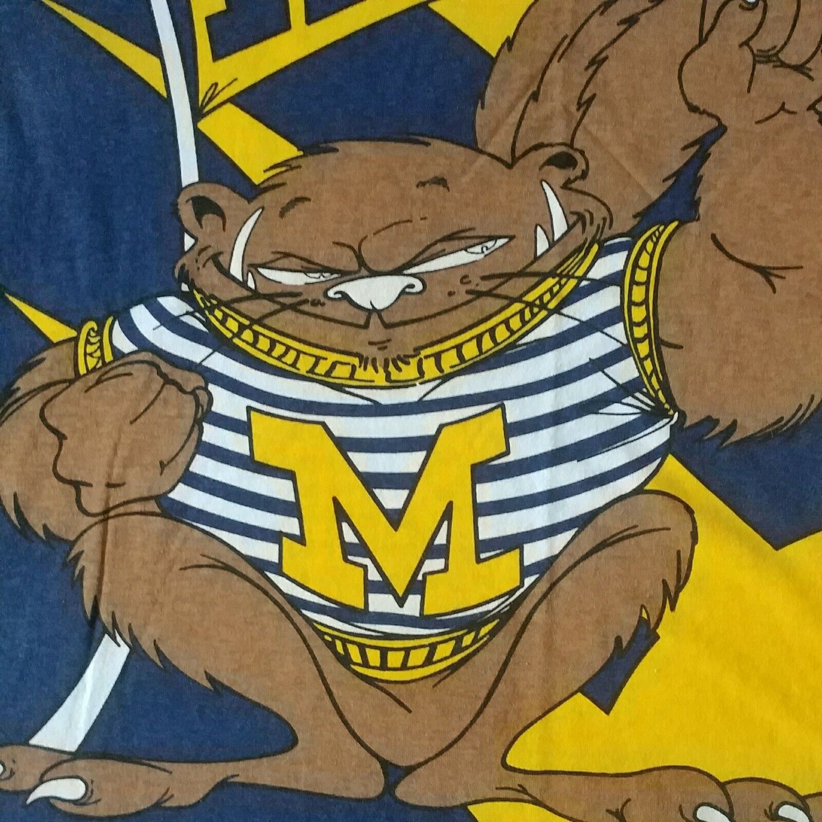 Michigan Wolverines Full Wrap Graphics T-shirt-OSFA-GGC | eBay