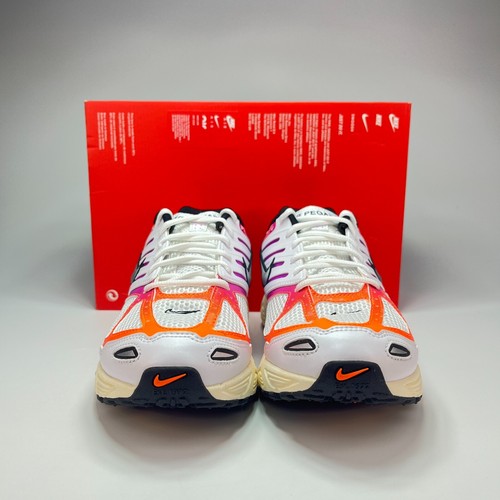 Nike Air Pegasus White Chrome Orange Athletic Shoes FV6383-100 Men's Size 10 - Picture 3 of 9