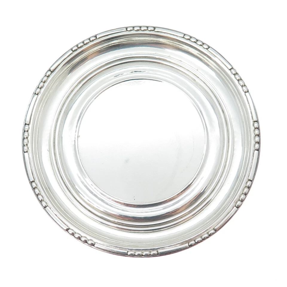 GEORG JENSEN & WENDEL Plata Esterlina Antigua Dinamarca Botella de Vino Posavasos #41B Foto 4 de 4