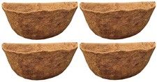 Flat Back Wall Basket Coco Liner Preformed Coir Fibre Replacement Planter Insert