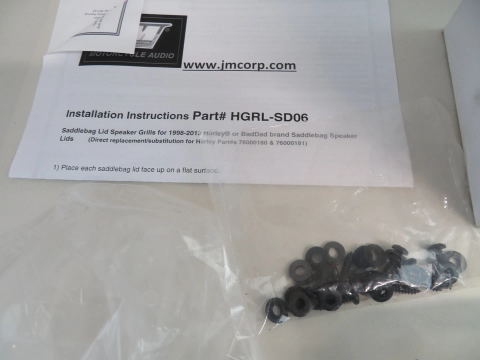 Juego de rejilla de altavoz con tapa de alforja JMC HGRL-SD06 Foto 4 de 4