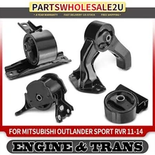 4x Auto Trans Engine Motor & Transmission Mount for Mitsubishi Lancer RVR 2.0L