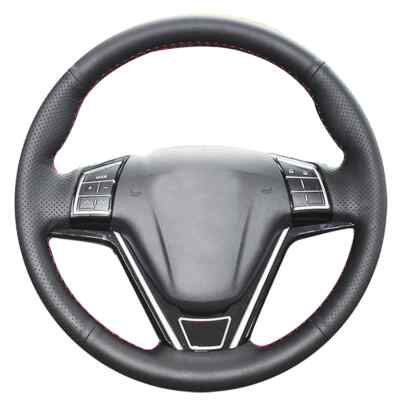 Genuine Leather Hand-Stitched Steering Wheel Cover For Great Wall Haval H1 H6 M6