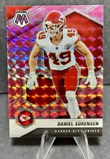 2021 Panini Mosaic Daniel Sorensen Pink Prizm Parallel #7 Kansas City Chiefs
