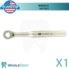 Sur gical Wrench Ratchet For Square Connection Dental Im plant Tool Instrument