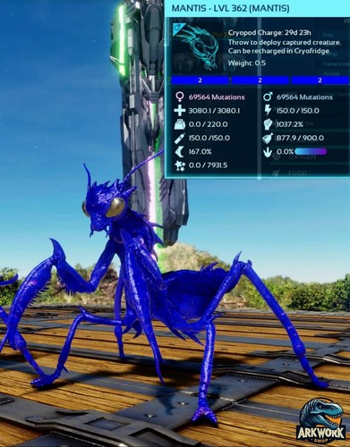 🦖ARK Survival Ascended Mantis Colores ESTADÍSTICAS SUPERIORES PVE PS5/XBOX/PC - Imagen 5 de 103