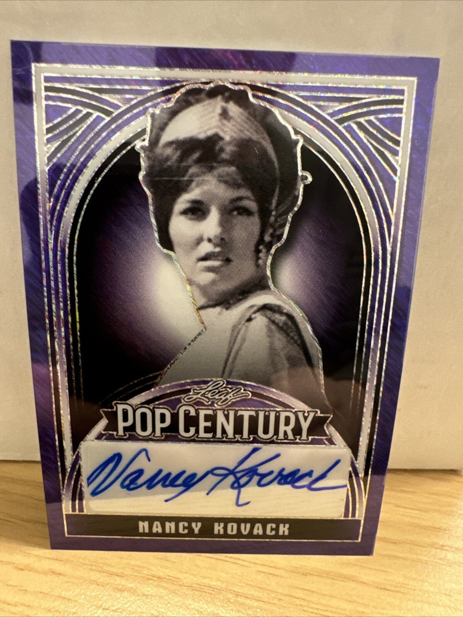 2024 Leaf Pop Century Nancy Kovack Autograph Auto Purple /10