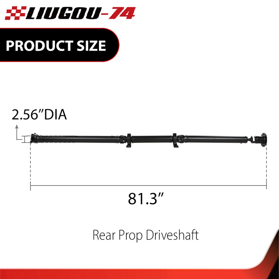 Rear Driveshaft Prop Fit For Ford Edge Lincoln Mkx 2007-08 7T4Z4R602A DT4Z4R602A - Image 3 of 4