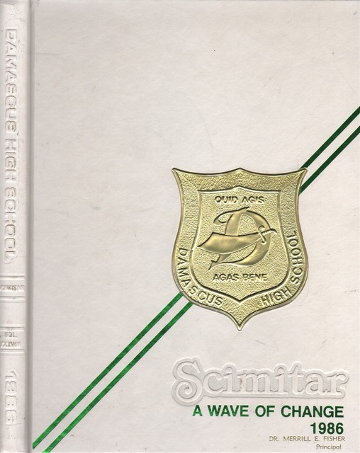 High School Yearbook Damascus Maryland MD Damascus High School Scimitar