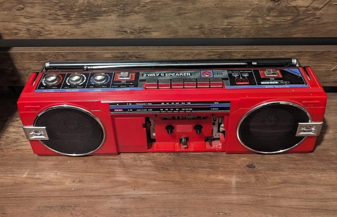 LASONIC ラジカセ 本体 レッド Lasonic Portable Boomboxes for sale | eBay