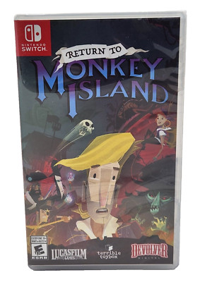 Return to Monkey Island (Nintendo Switch, 2022) Brand New Factory Sealed US Ver.