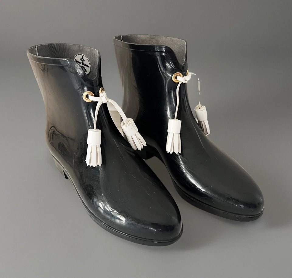 VIVIENNE WESTWOOD Anglomania Melissa Botines Talla 6 Botín Negro con Borlas Foto 2 de 4