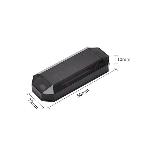 Solar Car Lights LED Flash Light Anti-theft Safety Warning Light Red & Blue - Picture 10 of 17