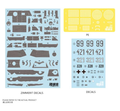SUYATA NO-003 1/48 Panther Type A w/Zimmerit Coating & Full