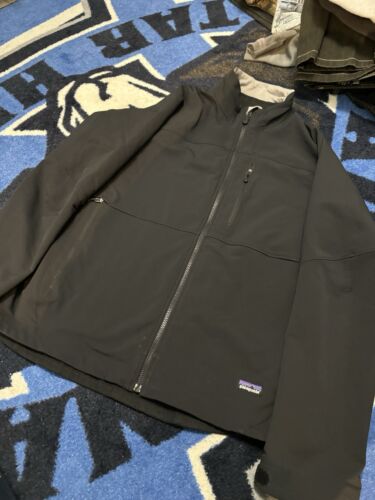 Patagonia Jacket Mens XL Black Adze Hiking Outdoors Soft Shell Full Zip Casual - Picture 2 of 8