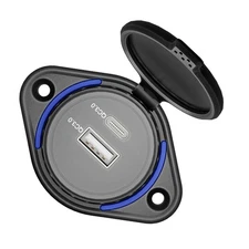 Camper Car USB Port Fast Charger Socket Power Outlet Panel DC Type C new