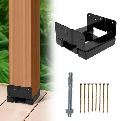 10PCS 6x6 Post Base for Concrete, Heavy Duty Post Base Anchor for 5.5x5.5 Wood