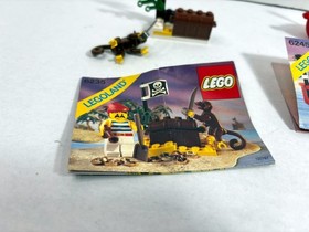 LEGO Pirates I:  Broadside Brig 6259 (1991) + Harbor Sentry 6245 + Treasure 6235