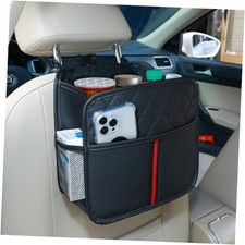 Car Seat Back Organizer with Storage Pockets, 2 Pack Multi Black A 2 Pack