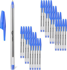 - Set Di Penne a Sfera, per Casa, Ufficio E Scuola, Punta Da 1,0 Mm, Inchiostro 