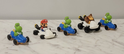 2024 Mario Kart Deluxe 8 Nintendo Switch McDonalds Happy Meals Collectables.