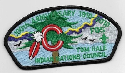 Indian Nations Council SA-52:1 2010 Friends Of Scouting FOS CSP (Bag of 100)