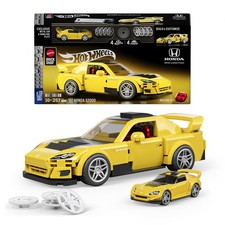 Mattel Brick Shop Hot Wheels Speed Series Building Set '07 HONDA S2000 257 Piece