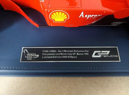 1:12 GP Replicas Ferrari F300 Michael Schumacher Monza GP 1998 Limited Modell - Bild 3 von 14