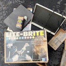 Rare Vintage Original 1967 Lite Brite Complete Model 5455 w/ Box  Accessories