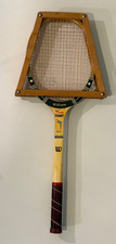 Vintage Wilson Jack Kramer Flight Tennis Racket w/ Wood Press 27.5"