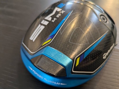 TaylorMade SIM2 MAX 10.5° Tour Issue CT249 Driver Head Only w/ Sleeve JAPAN - Picture 5 of 10
