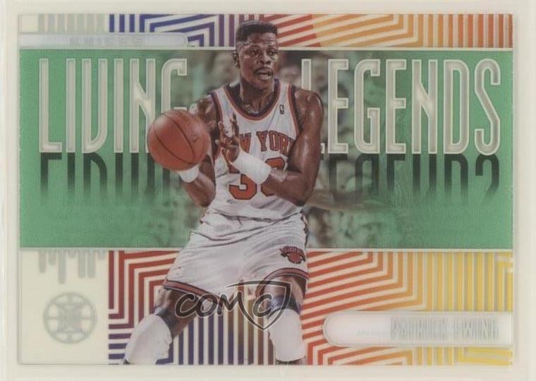 2019-20 Panini Illusions Living Legends Emerald Patrick Ewing #17 HOF 0cb5
