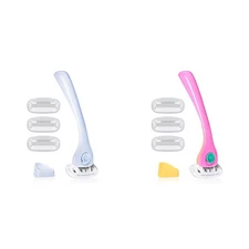 Razors for Women Shave Kit with Women’S Razor, 4 X 5-Blade Razor Refills, Magnet