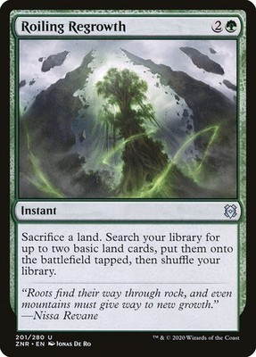 Roiling Regrowth (201) Zendikar Rising ZNR MTG Magic