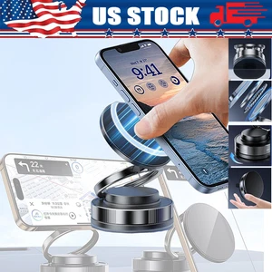 360° Support de téléphone magnétique sous vide Suction Cup Support de voiture avec support pliable LOT