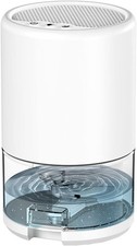 Dehumidifier Round 1000ml Portable Home Bathroom Drying Clothes Tank White