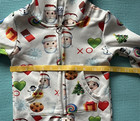 Lola & the Boys Sz 2 Christmas Hooded Pajama One Piece Long Sleeves — photo 5
