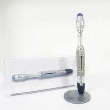 US Doctor Who 10th Metal Sonic Screwdriver Scalable LED Prop Replica Xmas Gift