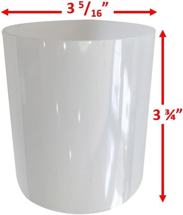 Spree Frosted Plastic Lens Globe for 3 Tier Metal Low Voltage Path White 