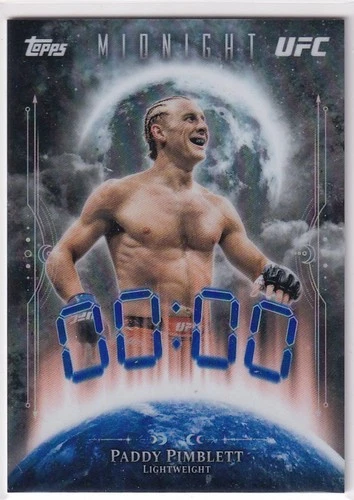 2026 Topps Midnight UFC Paddy Pimblett Zero Hour Insert Card